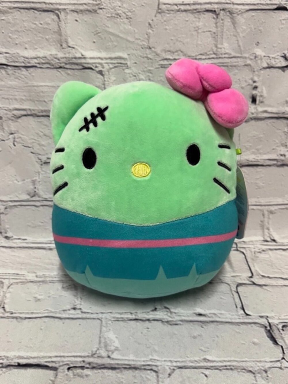 Squishmallows 8" Sanrio Hello Kitty Frankenstein Zombie Plush